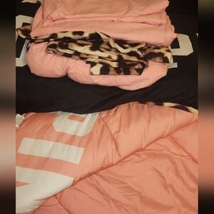 Victoria Secret Pink twin bedding